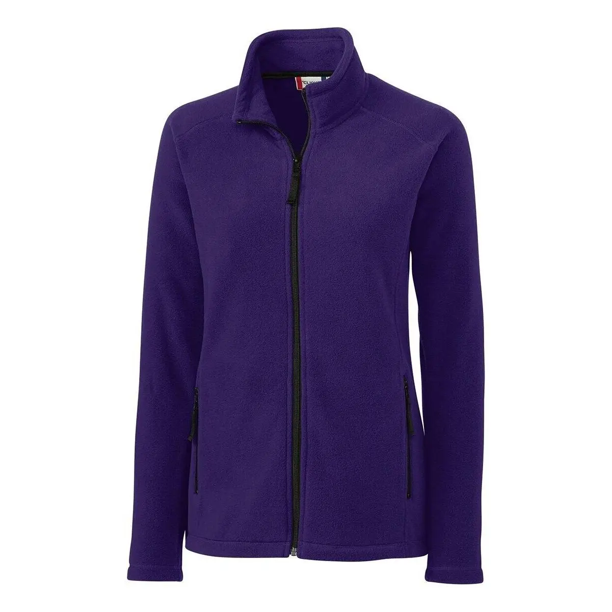 Clique | Purple Fleece Summit Zip-Up Jacket Size XXL Menswear Coats Menswear Coats Plush Polyester Tops Underwear