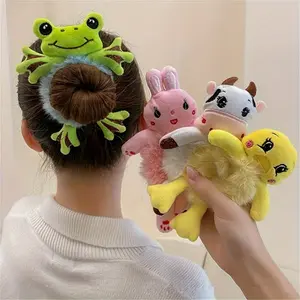Plush Bear Hair Ties for - Cute Animal-Themed Hair Accessories with Soft Bear Ears, Ponytail & Bun Styles, Perfect for Parties, Sleepovers & Gifts ( &) - Adorable Hair Bows & Hair Elastics for Daily Use or Special Events