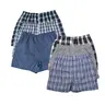 Men's 6-Pack Woven Boxer Shorts - Random Mixed Colors, Relaxed-Fit, Polyester Fabric, Soft Breathable Fitted Underwear with Elastic Waist, High-Quality Menswear