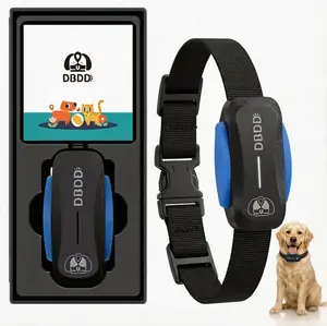 DBDD All-in-One Smart GPS Training Collar, Global GPS Locator & Auto Geo-Fence Alarm, AI Emotion & Health Analysis, IP67 Waterproof Anti-Lost Pet Collar