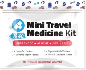 Mini Travel Medicine Kit (Red Single)