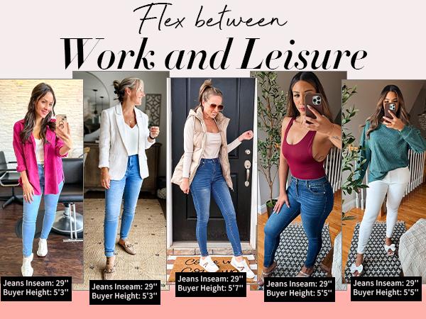 GRAPENT Skinny Jeans for Women High Waist Stretchy Classic High Rise Slimming Jeggings Denim Trousers Pants Womenswear Bottoms SpringStatements