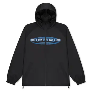 Women's Otis Zip-Up Hooded Jacket, Black Polyester Shell Casual Top