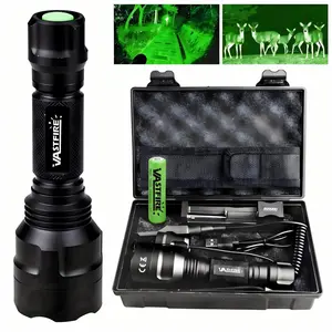VASTFIRE C8 Series LED Flashlight Gift Set, Available with Pressure Switch for Emergency Lighting, Camping, Long Distance Night Observation Gift for Husband and Father.