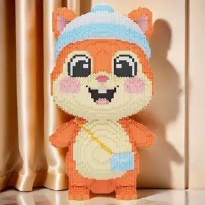 4789 Piece Squirrel Puzzle Set, Creative Building Blocks, Suitable for Youth and Adults, DIY Handmade Kit, Family Gift, Back-To-School Season Present