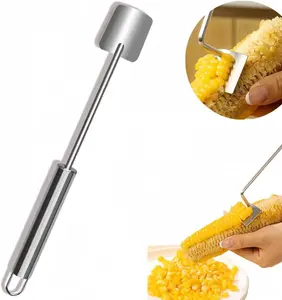 Corn Peeler 2025 Upgrade Stainless Steel Corn Stripper for Kitchen Corn Peeling Tool Corn Cob Thresher Easy Clean Corn Separator Quick Peel Corn Gadgets Gift