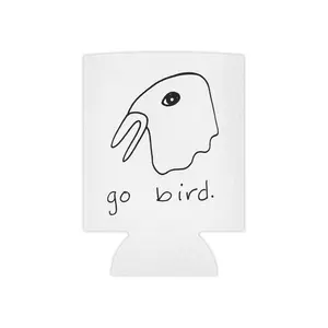 Funny Go Bird Can Cooler, Funny Football Koozie