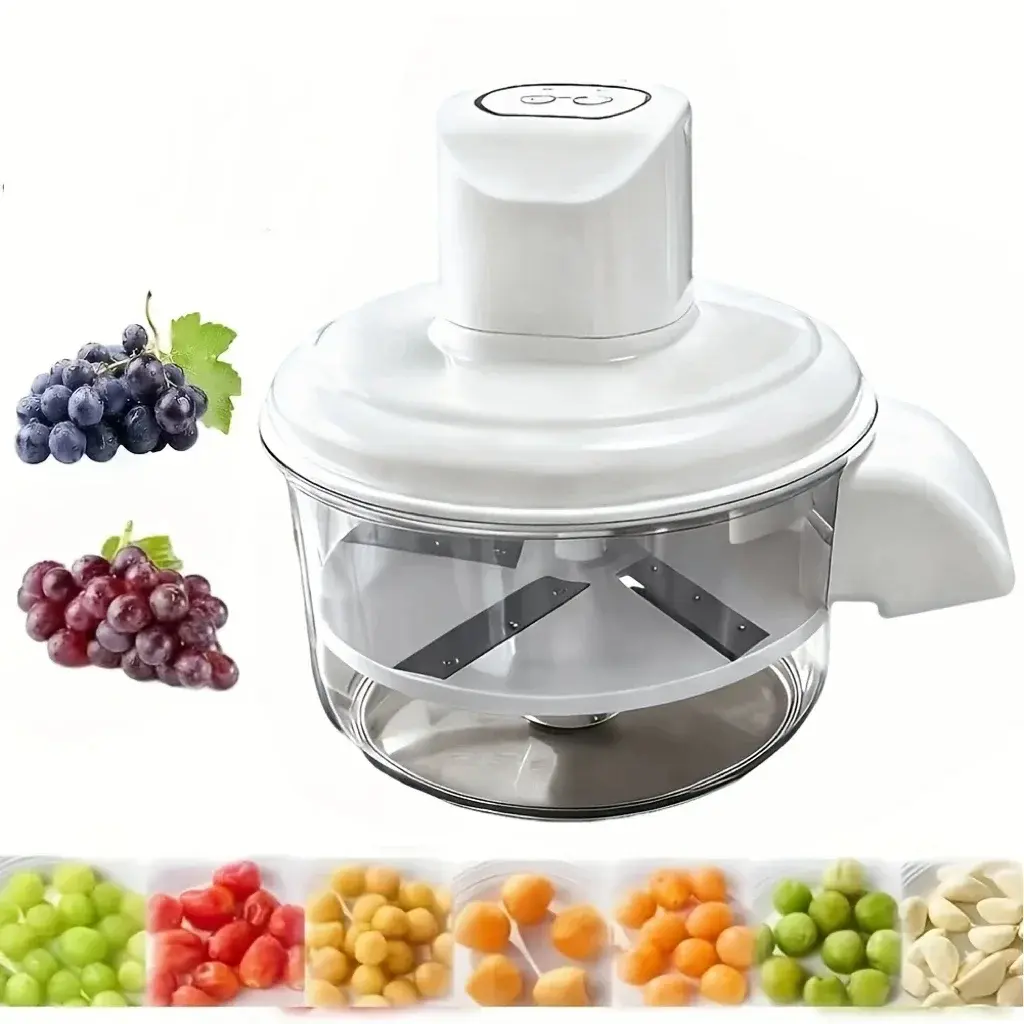 Automatic Electric Garlic Grape Peeler Machine - 1-Button Operation, Food-Grade Material, Kitchen Utensil for Garlic and Grape Peeling