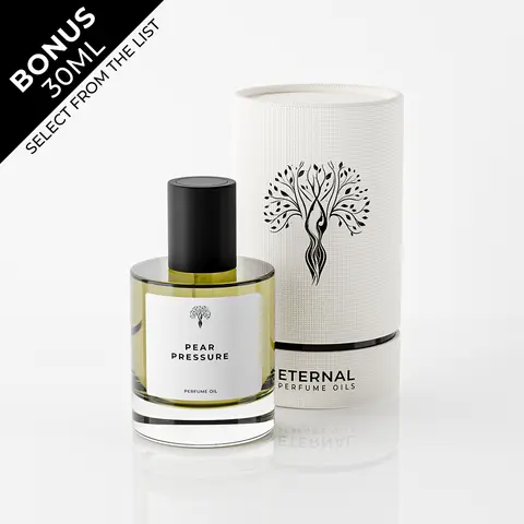 Eternal Perfume Oils - Pear Pressure Perfume Oil for Women, 50ml with Bonus 30ml Bottle of Your Choice