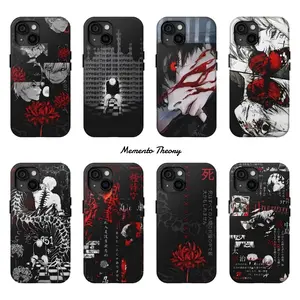 Anime Tokyo Ghoul Black Art Design  iPhone Case Stylish & Durable New Year Gift: Fashionable Phone Case for iPhone 11 12 13 14 15 16 17 – Perfect Blend of Protection and Trend