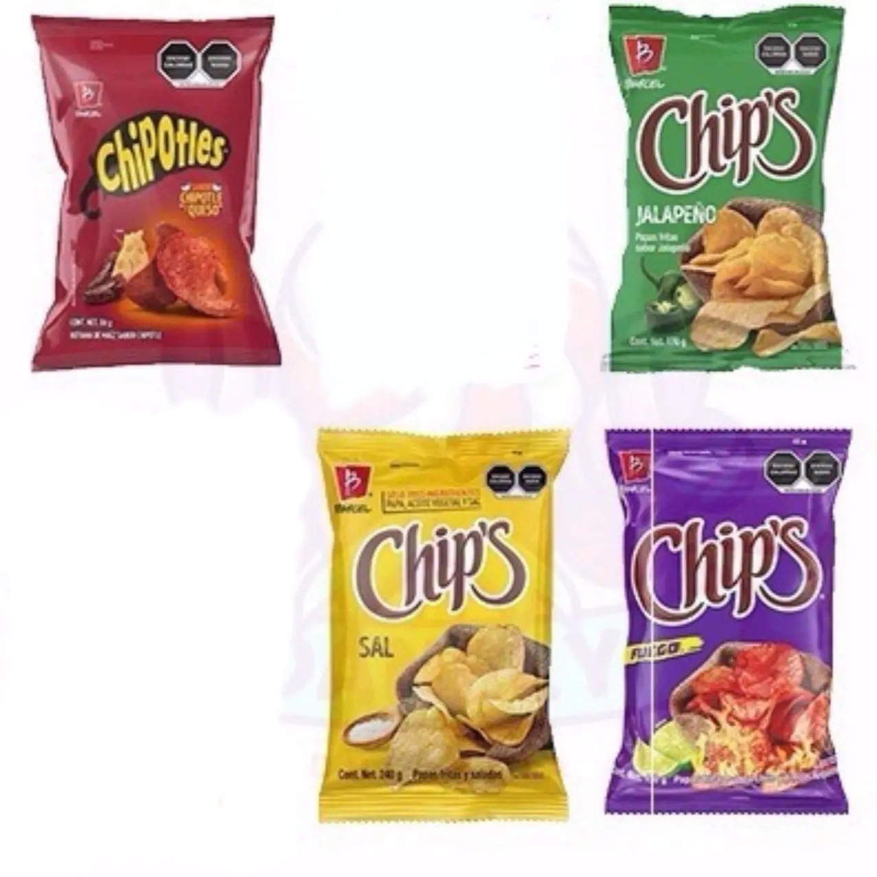 Barcel Pack Chips Barcel Variety Pack - 4pz Snack Crispy - TikTok Shop