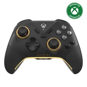 Flydigi Vader 5s Game Controller Wired for PC, Hall Effect Joystick, RGB Light, Custom Vibration, Advanced Gaming Precision Gamepad