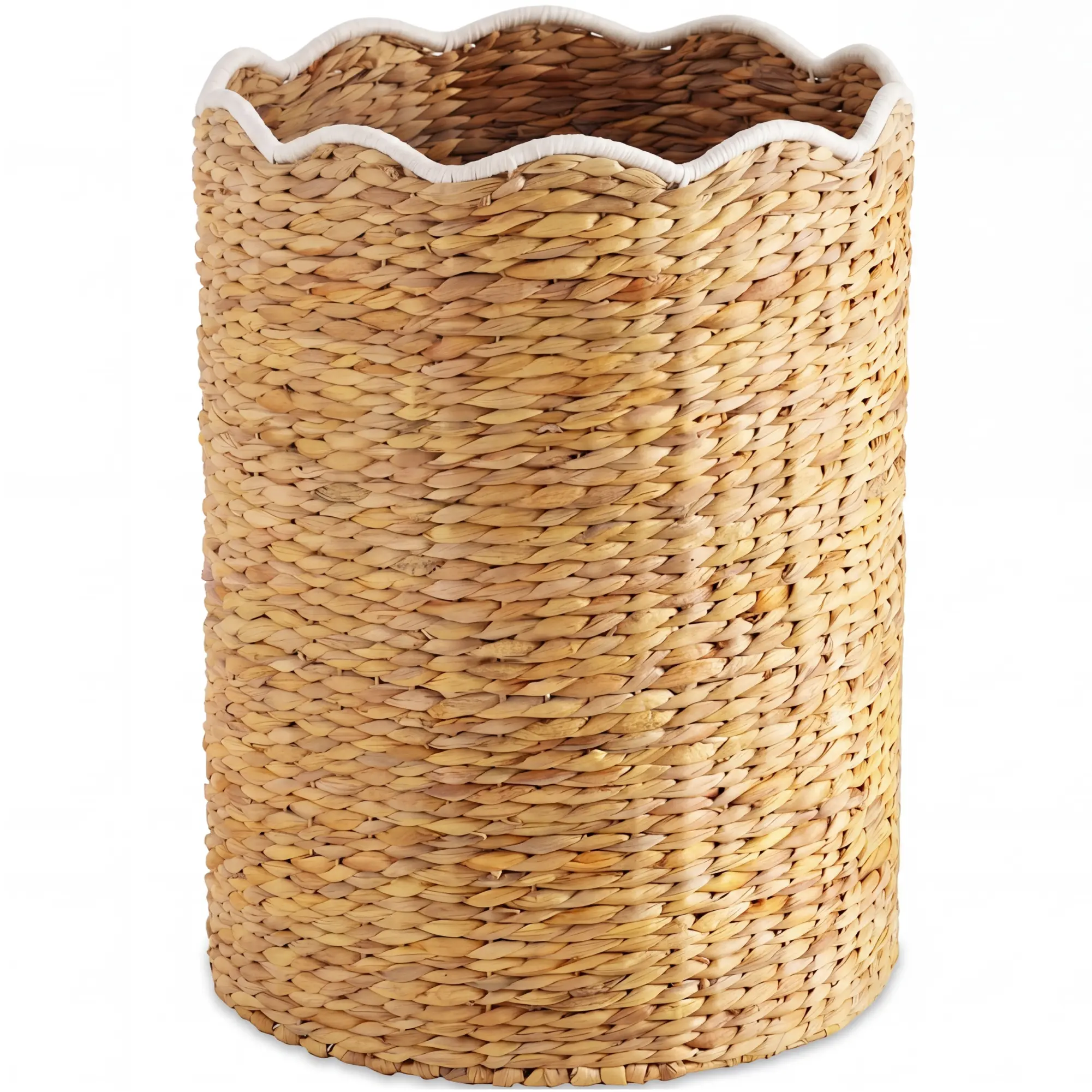 Best Choice Products Scalloped Large Round Laundry Hamper, Handwoven Laundry Basket & Organizer Best Choice Products Scalloped Large Round Laundry Hamper, Handwoven Laundry Basket & Organizer
