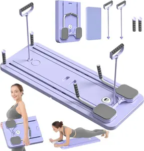 Multi-Purpose Foldable Pilates Reformer Board for Home, 5 in 1 Pilates Sliding Board