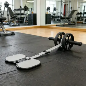 High-efficiency ab roller for core and full-body workout, suitable for home fitness, rehabilitation and shaping. Space-saving lightweight design, professional strength training and weight loss equipment. Smooth rebound for unisex,