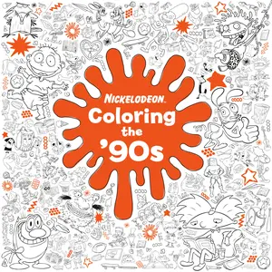 Nostalgic ’90s Kids Coloring Book