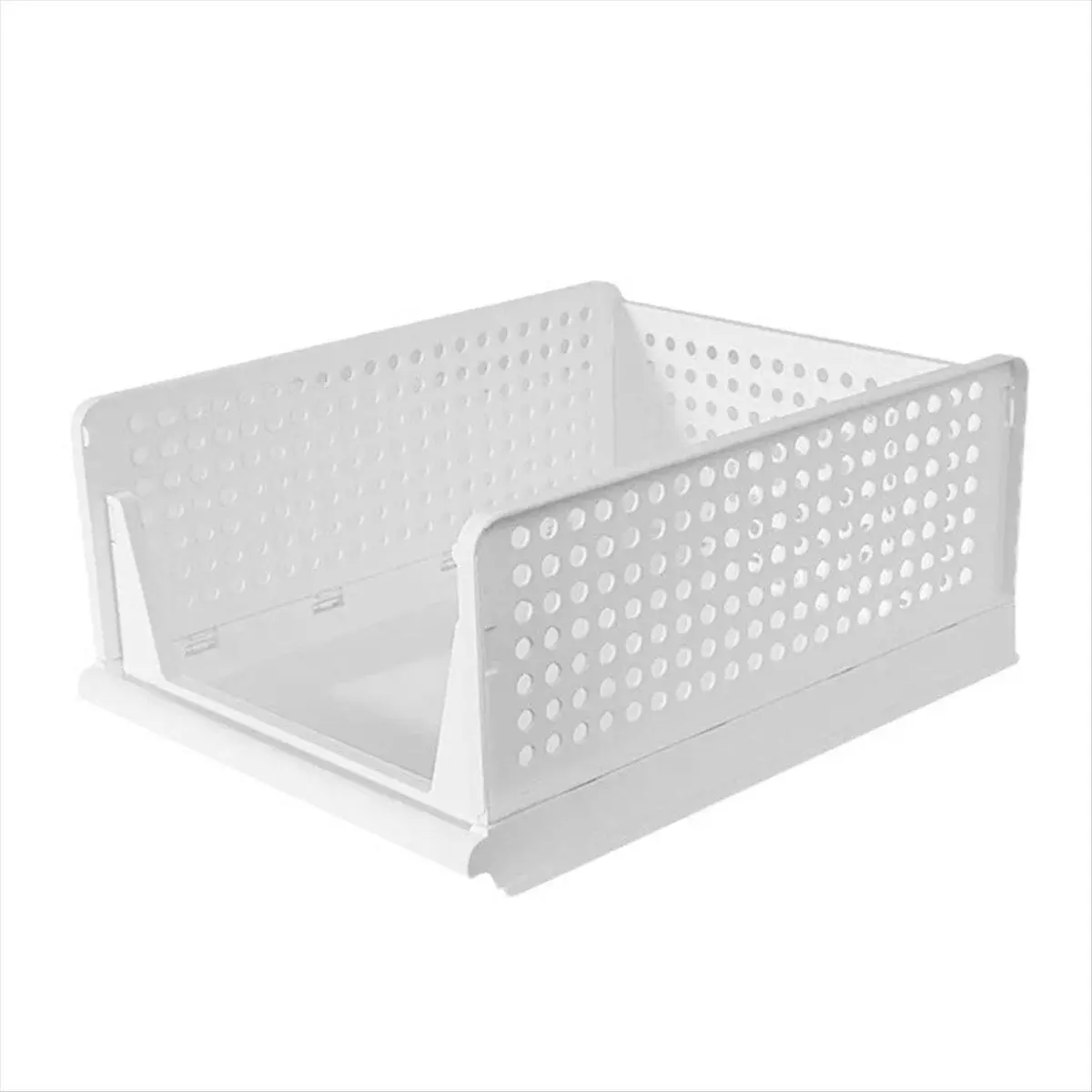 Multi-Layer Stackable PP Plastic Storage Boxes - Waterproof, Lightweight, Simple Neutral Organize Racks for Car Exterior Decoration, Clothing Organisation