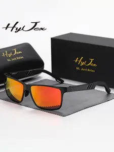 HYJEX 1 Piece Unisex Bold Color Clashes Full Frame Sunglasses Fashionable And Versatile Style Square Frame Sunglasses UV400