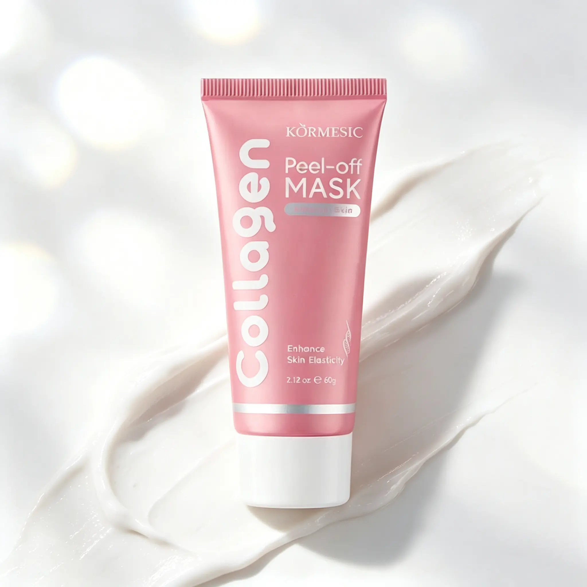 Collagen Peel-Off Face Mask- Deep Cleansing,Brightening Peeling Solution, Moisturizer forCombination Skin Routine, Enhances ElasticityRepairs & Smooths for Radiant GlowingComplexion