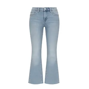 SHENKER LOW RISE JEAN SUNSET BLUES - Modern Minimalism Flare Fit Light Wash Denim for Effortless Style