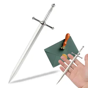 1 Count Silver Letter Opener, Vintage Envelope Mail Tool Letter Opener, Desks Decoration Office Mail Supplies, Halloween, Christmas, Easter Gift