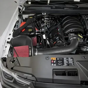 fathersdaygift VEVOR Cold Air Intake, 3.94 Inch Cold Air Intake System+ Heat Shield Compatible with 2015 Cadillac Escalade, Chevy Suburban/Tahoe/Silverado, GMC Yukon/Sierra, High Flow Filter Kit Improve Horsepower