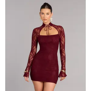 Got The Romance Lace Bodycon Mini Dress