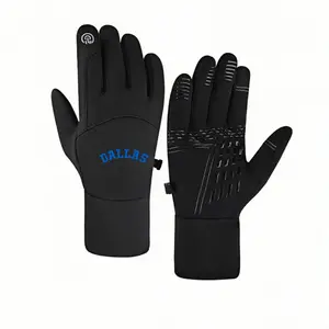 1 pair with Upside Down Dallas Inverted Dallased Lettering Pipingwinter gloves running gloves Touch Screen Breathable Winter Activities adult warm gloves Comfortable winter gifts Trendy