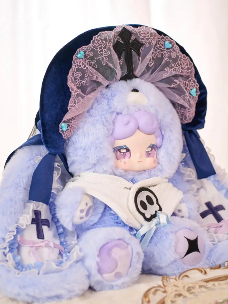 YK | Lucky Deer Nai 800% - Light Etching Overture Series Stuffed Toy, ｜6+3 Hidden｜Plush Blind Box for Cute Toy Collectors