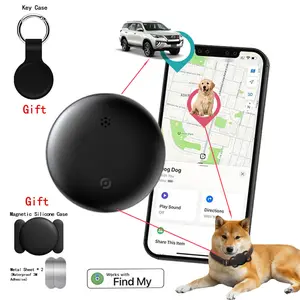 Mini GPS Tracker for Car, Durable Smart Tag Works with Find My App Map, Tracking Devices for Vehicle Pets Wallet, Suitcases, Backpacks, Wireless GPS para Auto, Key Finder, Luggage Tracker, Dogs and Cats Locator, Replaceable Battery, IP67 Waterproof