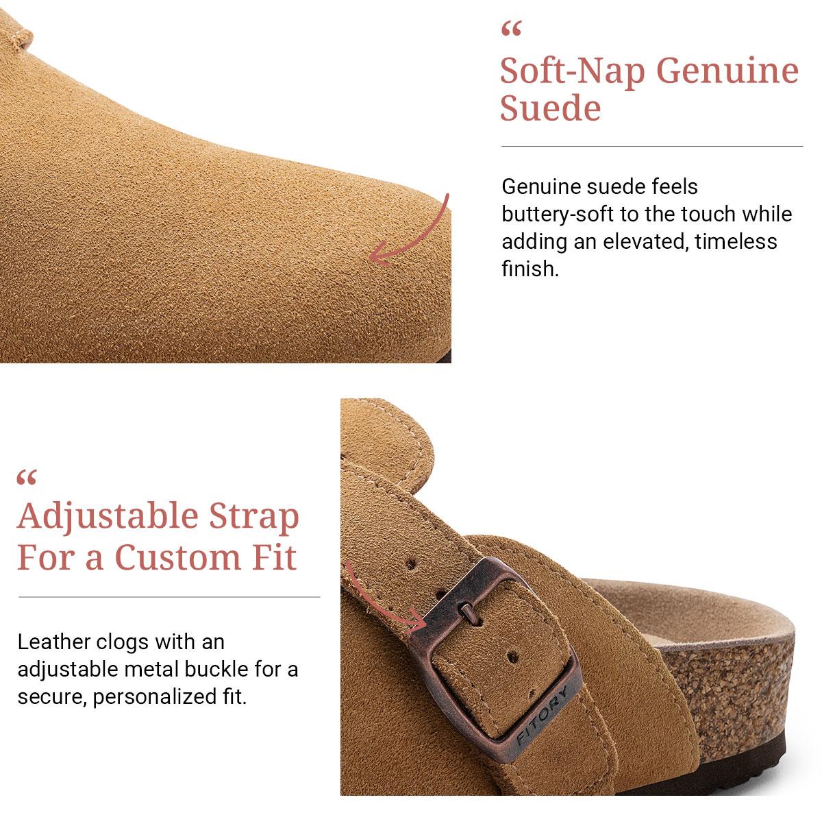 FITORY Breathe I | Women’s Suede Clogs