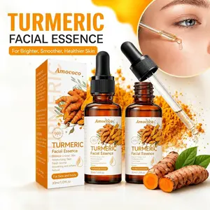 [Luminous]Turmeric Facial Oil & Vitamin C Essence for Acne Relief & Uneven Skin Tone, Powered by Hyaluronic Acid & Niacinamide - Deep Moisturizing Skin Care Set 30ml Serums