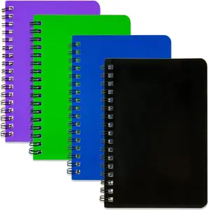 Spiral Notebook 4Pack Pocket Notebook 4.2"X 6.1" Pocket Notepad Small Notebook (4Pack Spiral Notebook) YiHenTiezz
