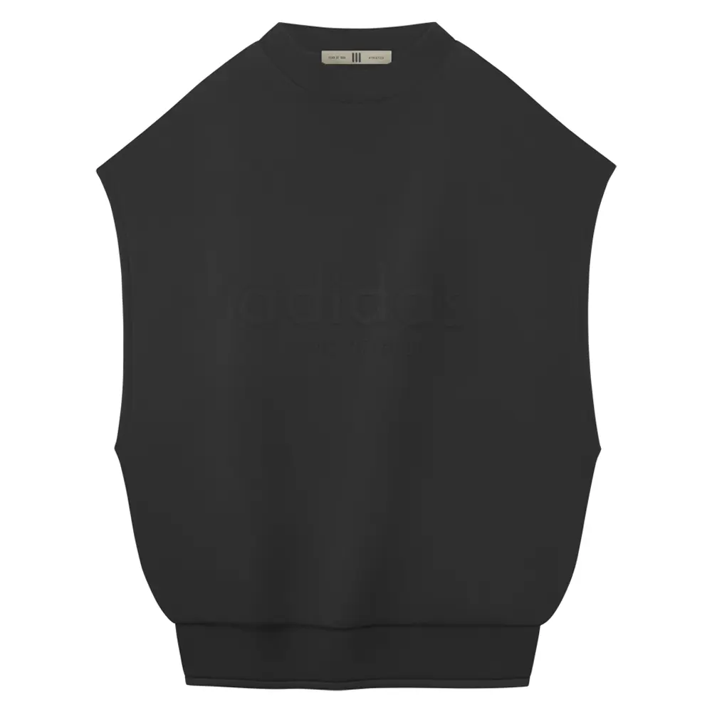 adidas Mens Fear Of God Athletics Muscle Sweatshirt Basketball Casual - Black