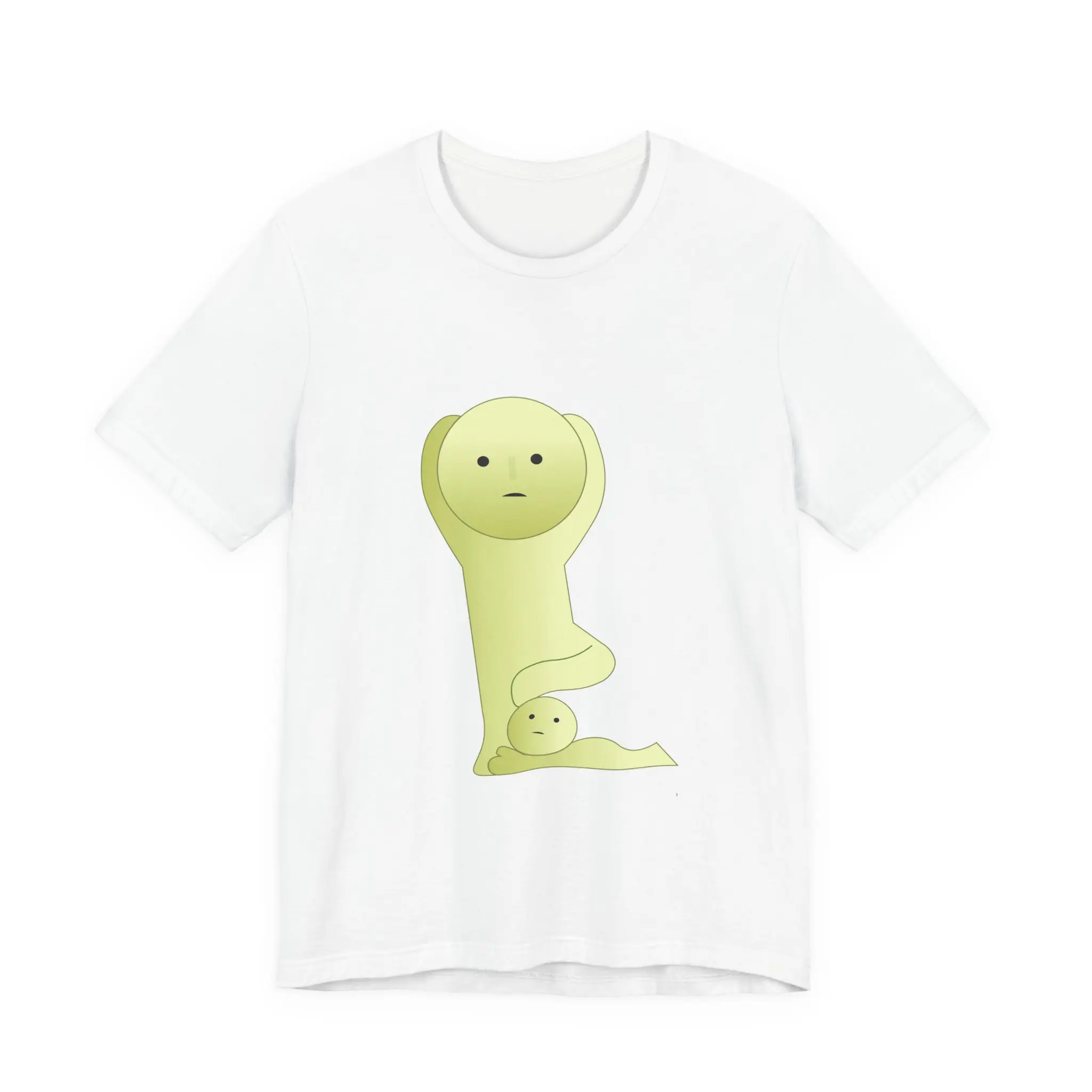 Smiski Unisex Tee, Cute Japanese Character Shirt, Kawaii Graphic Top, Short Sleeve Tshirt, Gift for Anime Fans