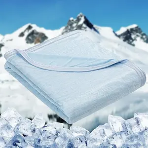 Sherry Weave | Cooling Blanket for Night Sweats, Double Side Enhanced Cooling, Lightweight Breathable Summer Blanket for Bed & Couch