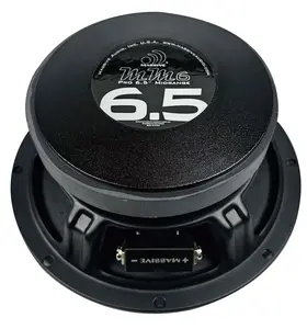 Massive Audio MM6 Pro 6.5" 120W 4 Ohm High Efficiency Mid-Range/Mid-Bass Speaker for Audio & Smartphone Use