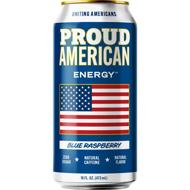 Proud American Energy - Original, Tropical, Cherry Limeade, Blue Raspberry & Variety Flavors (8-Pack)