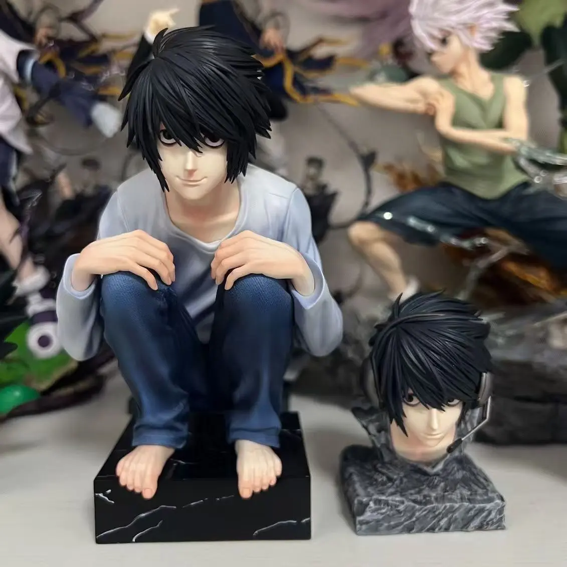 L-Death Note flexiable Arm Figure 2 head+2 arm /set