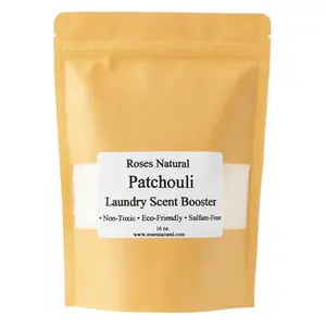 Roses Natural Patchouli Laundry Scent Booster 16 OZ - Non-Toxic Eco-Friendly Sulfate-Free Plant-Based Long-Lasting Fresh Fragrance for All Fabrics