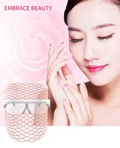 7 Colors Wireless LED Beauty Mask, Mesh Light Therapy Mask for Facial Skin Care, Rejuvenation Skin Care Device