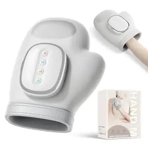 Heated Compression Massager with 3 Massage Modes, 3 Heat Levels, 5 Compression Strengths, Ideal Gift for Arthritis Relief