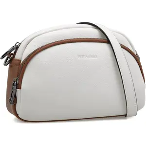 Leather Crossbody Bags for Women Anti-Theft Purses Vintage Saddle Handbag Small Cross Body Shoulder Bag