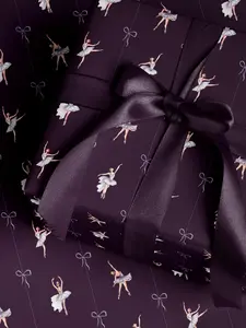 Ballerina Birthday Party Wrapping Paper Girl Gift Wrap Purple Wrapping Paper Ballet Gift Wrap for Holiday Wrapping Papers Children Gifts Idea