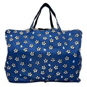 Kawaii Anime Miffy Rabbit Large-capacity Foldable Water-resistant Bag Portable Supermarket Eco-friendly Drawstring Shopping Bag