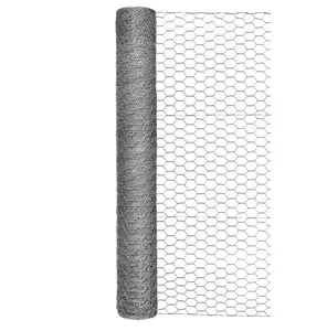 Garden Craft 36 in. H x 50 ft. L Gray Chicken Wire with 1in Openings