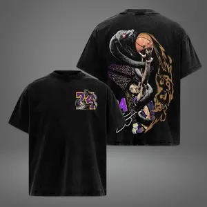 Vintage Acid Washed Black Mamba #24 Kobe Bryant T-Shirt Retro Bootleg Basketball Design Streetwear Fan Gear Game Day Outfit Gift For Basketball Fans Casual Outfit