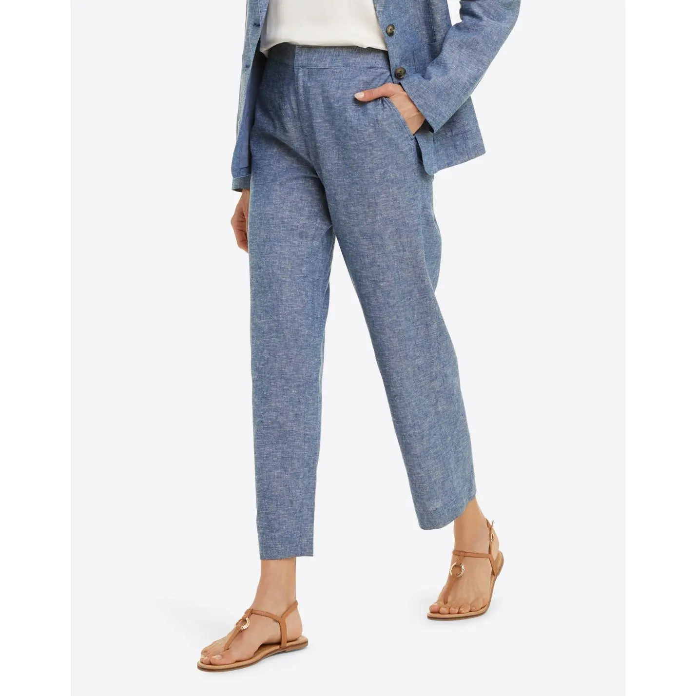 Chambray Pants
