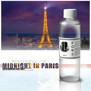 120ML Midnight in Paris Aromatherapy Essential Oil, Reed Diffuser Refill Liquid, Suitable for Humidifiers, Long-Lasting Scent, Home Bedroom Hallway Toilet