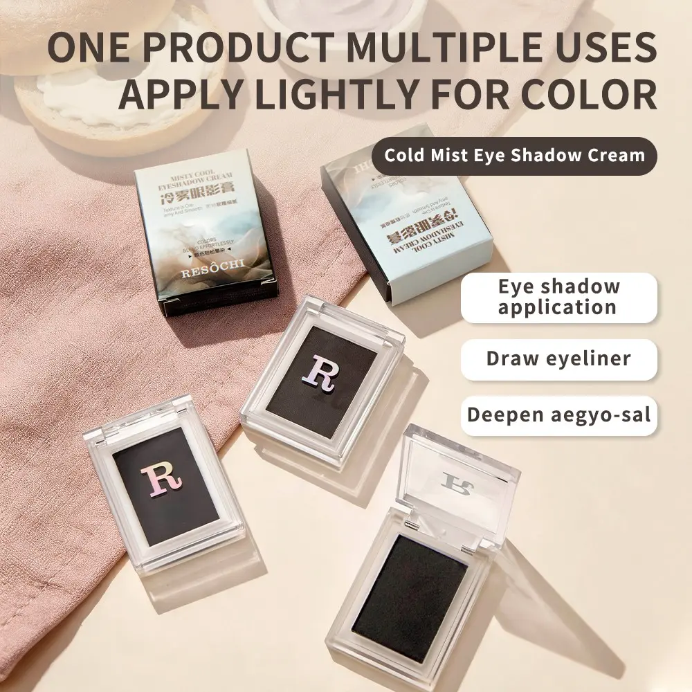3 Colors Multi-Use Smooth Matte Eyeshadow Cream | Smudge-Proof, for Eyes Eyeliner & Eyebrows, Perfect for Daily Smoky & No-Makeup Looks